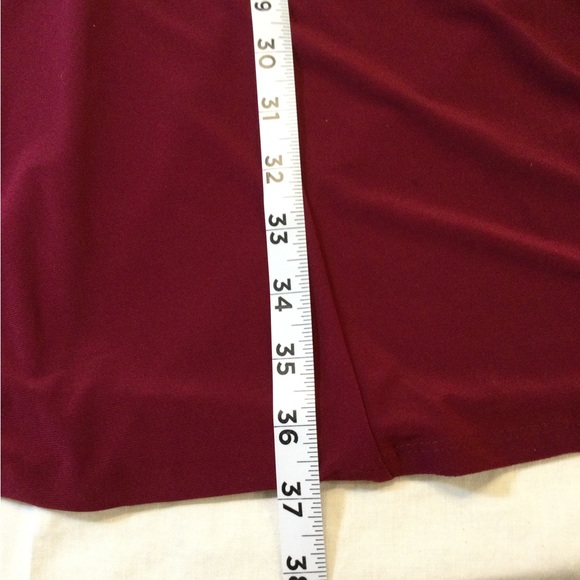 Chap’s Women’s Burgundy Dress sizes M NWT - Picture 7 of 16